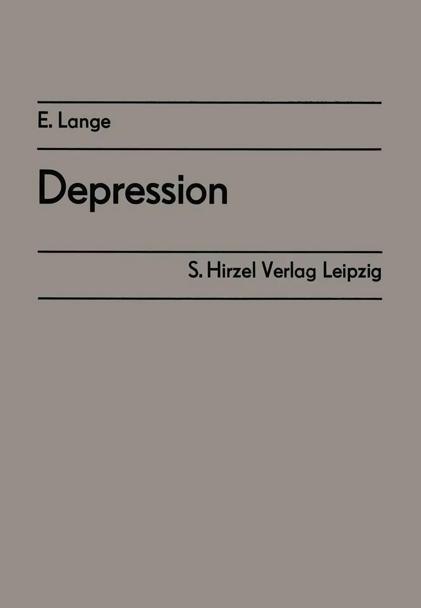 Depression: Ergebnisse des Symposiums der Sektion Psychiatrie der Gesellschaft für Psychiatrie und Neurologie der DDR vom 29. / 30. Oktober 1986 in Neubrandenburg (German Edition)