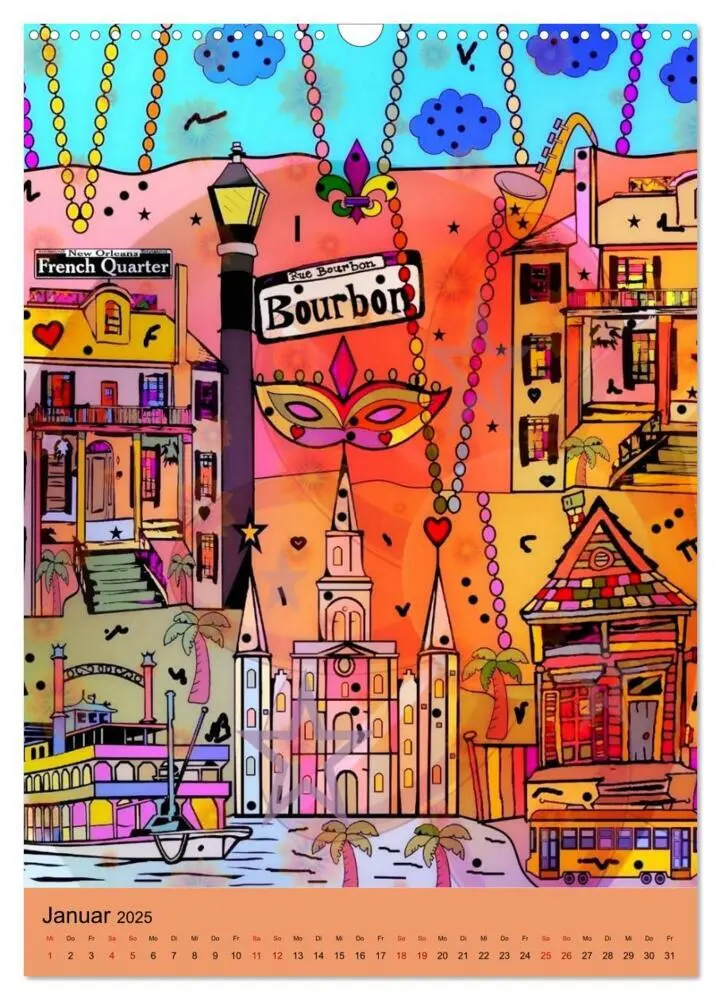 Bild: 9783435938438 | United States Pop Art von Nico Bielow (Wandkalender 2025 DIN A3...
