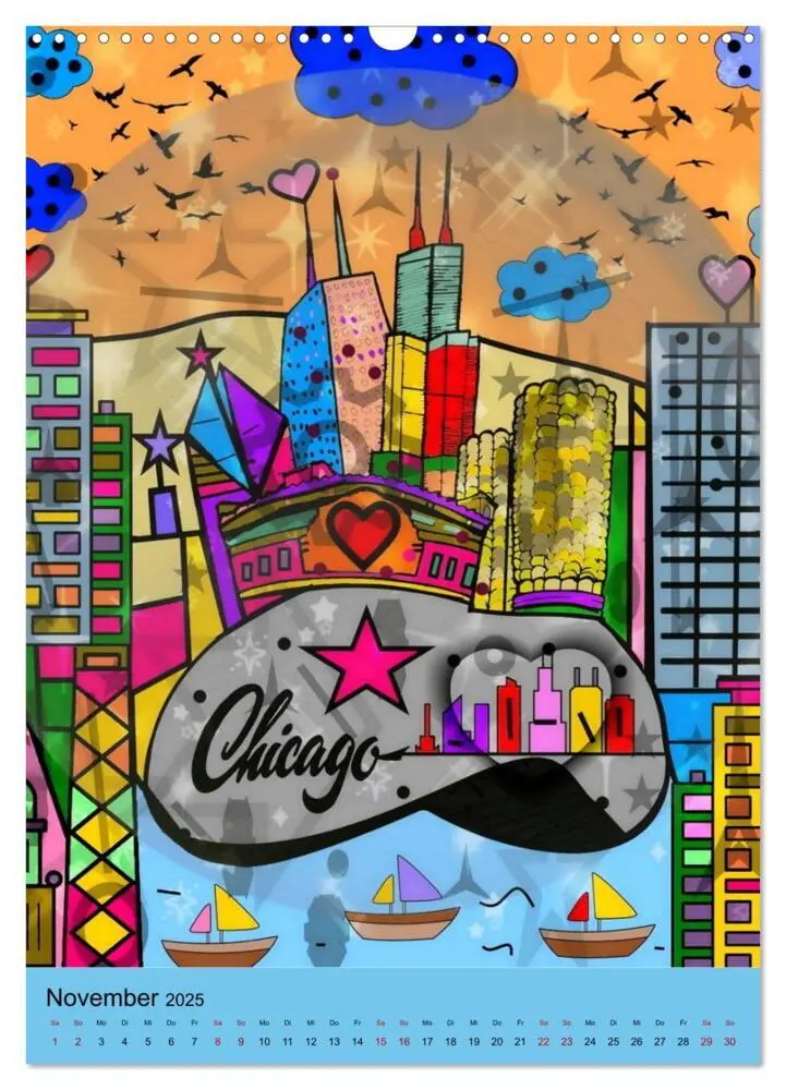 Bild: 9783435938438 | United States Pop Art von Nico Bielow (Wandkalender 2025 DIN A3...