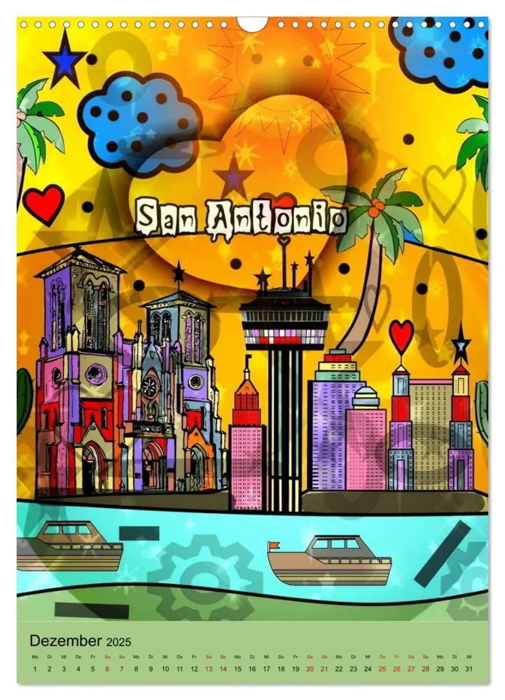 Bild: 9783435938438 | United States Pop Art von Nico Bielow (Wandkalender 2025 DIN A3...