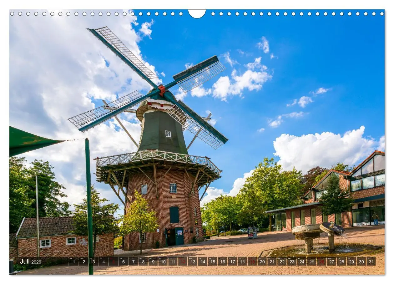 Bild: 9783457888438 | Papenburg - Venedig des Nordens (Wandkalender 2026 DIN A3 quer),...