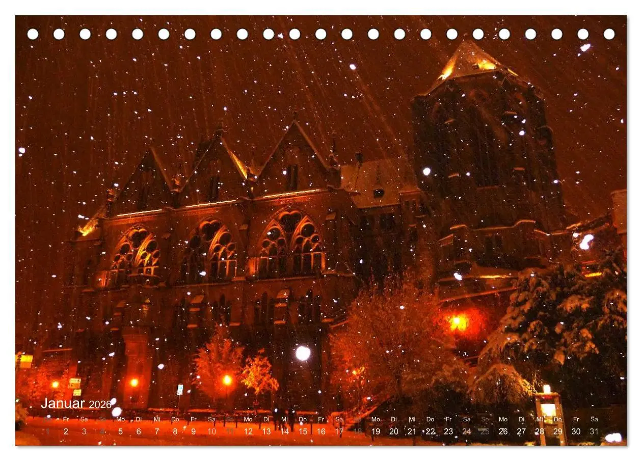 Bild: 9783457958438 | Marburg 2026 (Tischkalender 2026 DIN A5 quer), CALVENDO Monatskalender