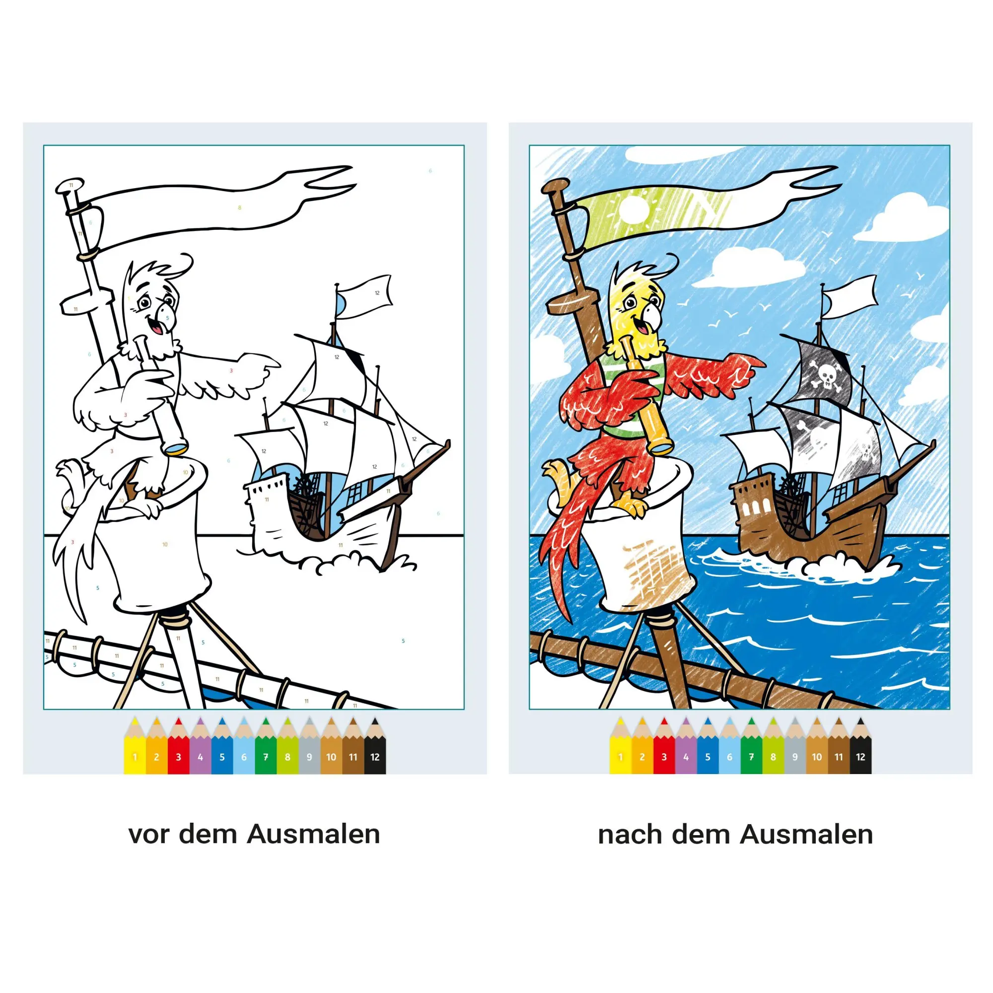 Bild: 9783473488438 | CreArt Malen nach Zahlen ab 5 Zauberpapier - Abenteuer | Menzel | Buch