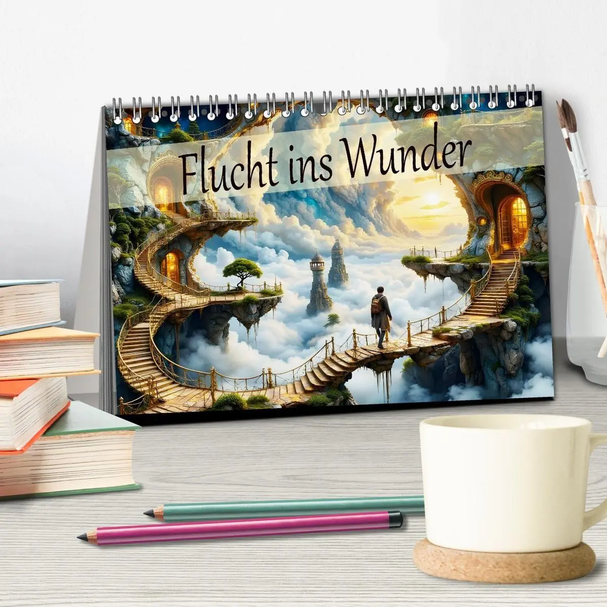 Bild: 9783516668438 | Flucht ins Wunder (Tischkalender 2026 DIN A5 quer), CALVENDO...