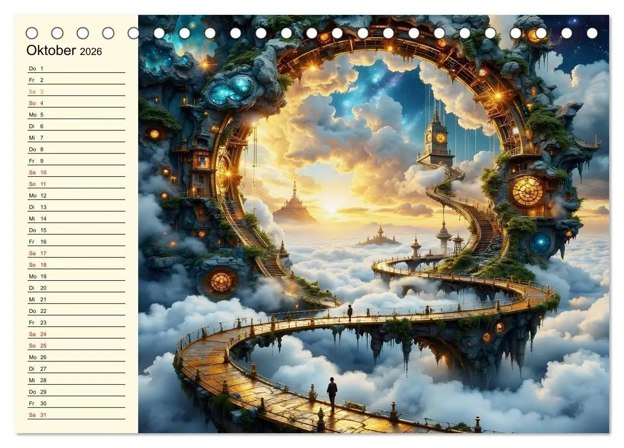 Bild: 9783516668438 | Flucht ins Wunder (Tischkalender 2026 DIN A5 quer), CALVENDO...