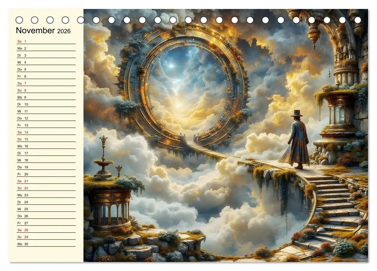 Bild: 9783516668438 | Flucht ins Wunder (Tischkalender 2026 DIN A5 quer), CALVENDO...