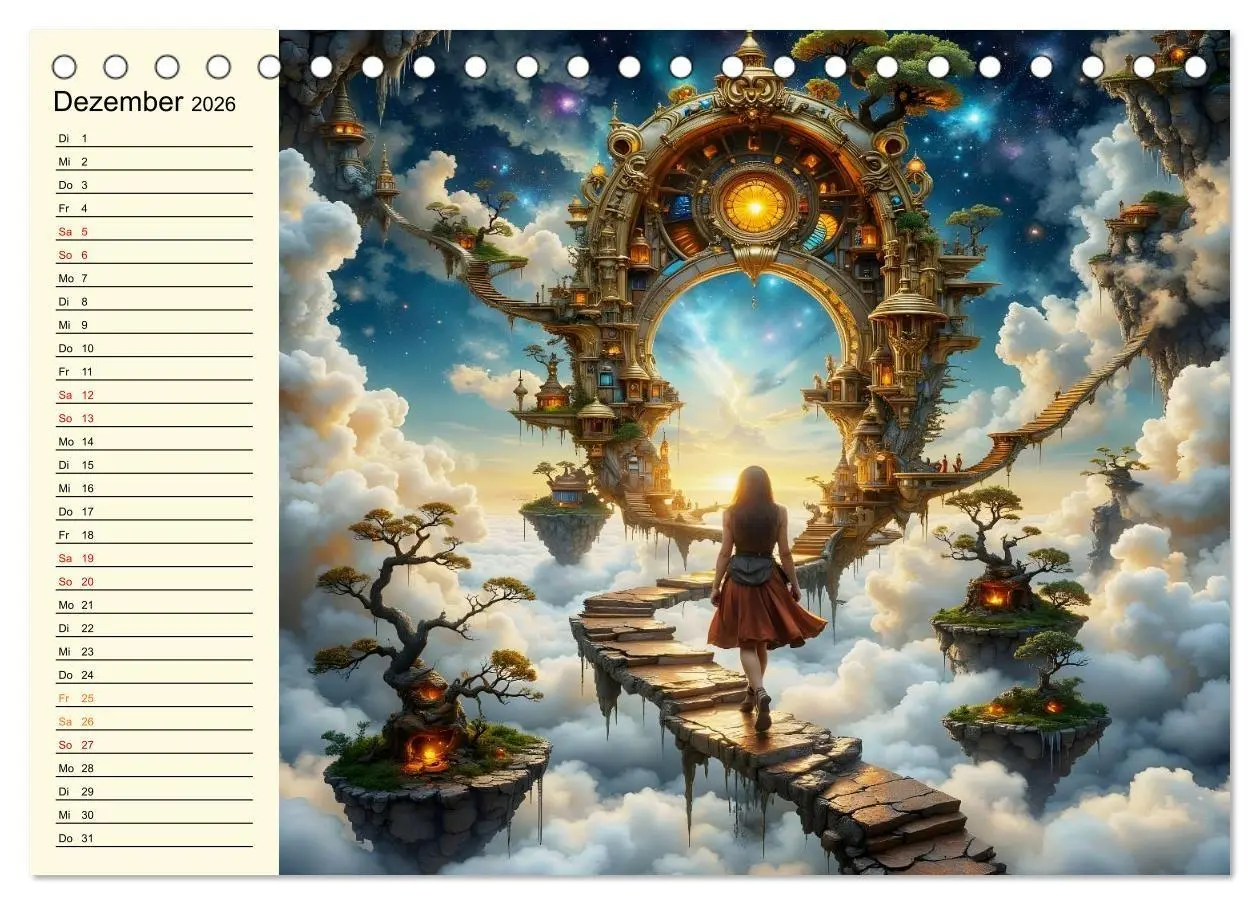 Bild: 9783516668438 | Flucht ins Wunder (Tischkalender 2026 DIN A5 quer), CALVENDO...