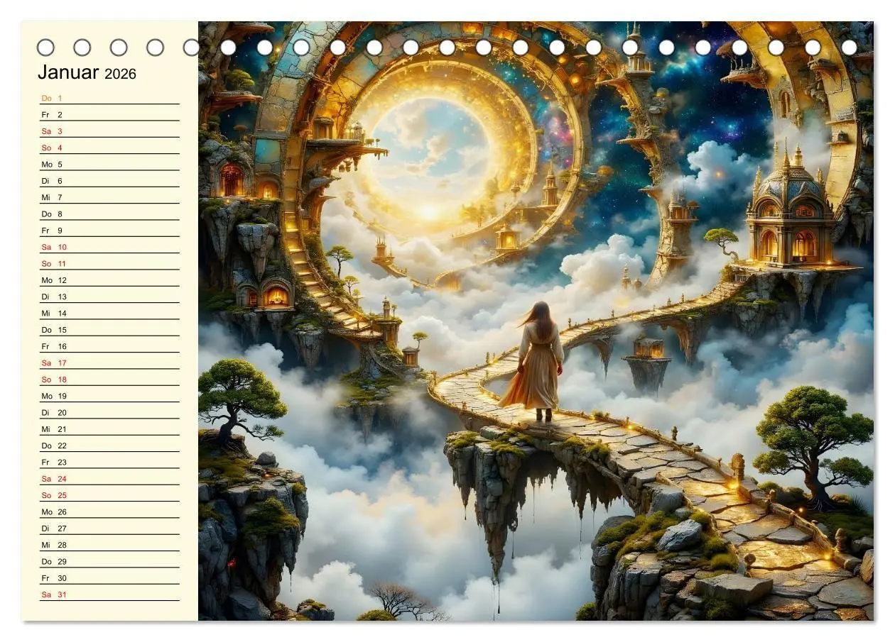 Bild: 9783516668438 | Flucht ins Wunder (Tischkalender 2026 DIN A5 quer), CALVENDO...