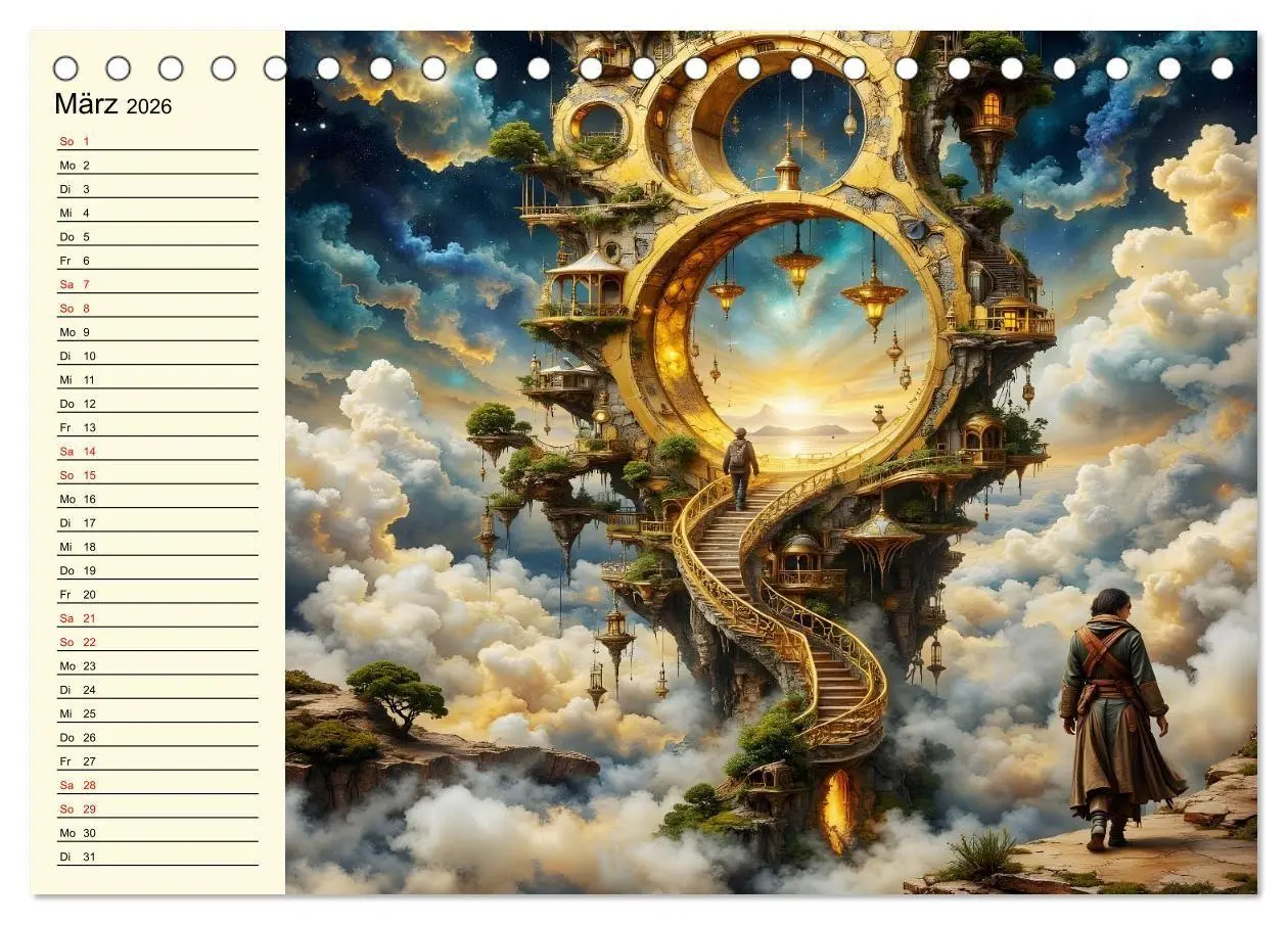 Bild: 9783516668438 | Flucht ins Wunder (Tischkalender 2026 DIN A5 quer), CALVENDO...