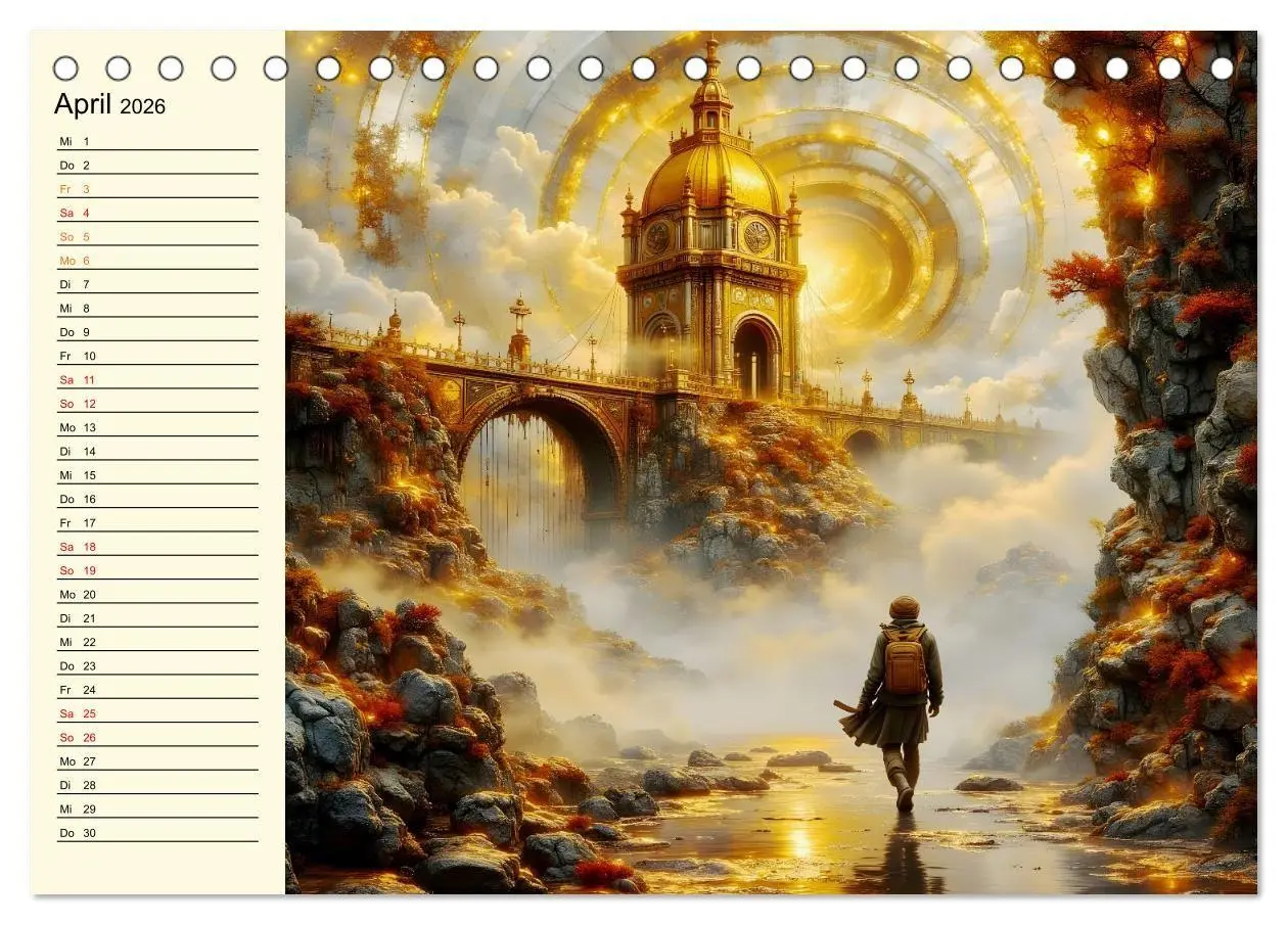 Bild: 9783516668438 | Flucht ins Wunder (Tischkalender 2026 DIN A5 quer), CALVENDO...
