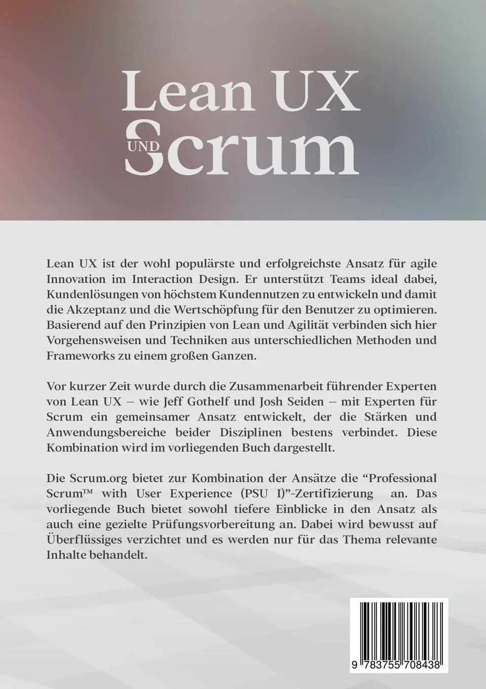 Rückseite: 9783755708438 | Lean UX und Scrum - führende Ansätze zu agilem Design und agiler...