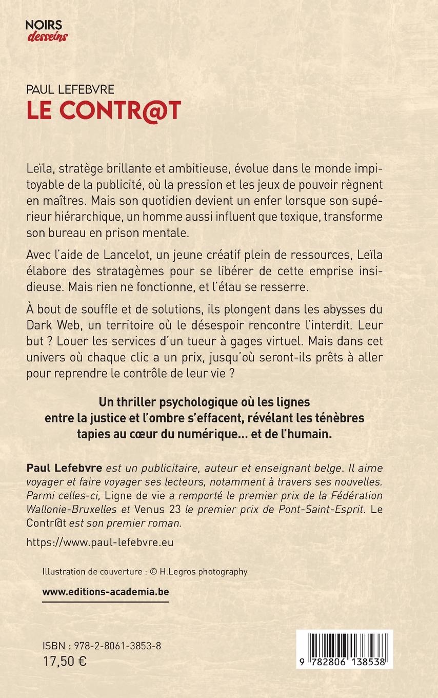Rückseite: 9782806138538 | Le contr@t | Paul Lefebvre | Taschenbuch | Französisch | 2025