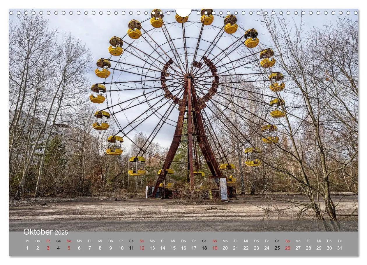 Bild: 9783435168538 | Tschernobyl - In der Sperrzone (Wandkalender 2025 DIN A3 quer),...