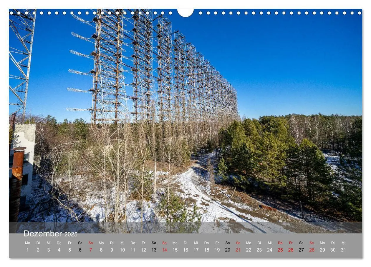 Bild: 9783435168538 | Tschernobyl - In der Sperrzone (Wandkalender 2025 DIN A3 quer),...