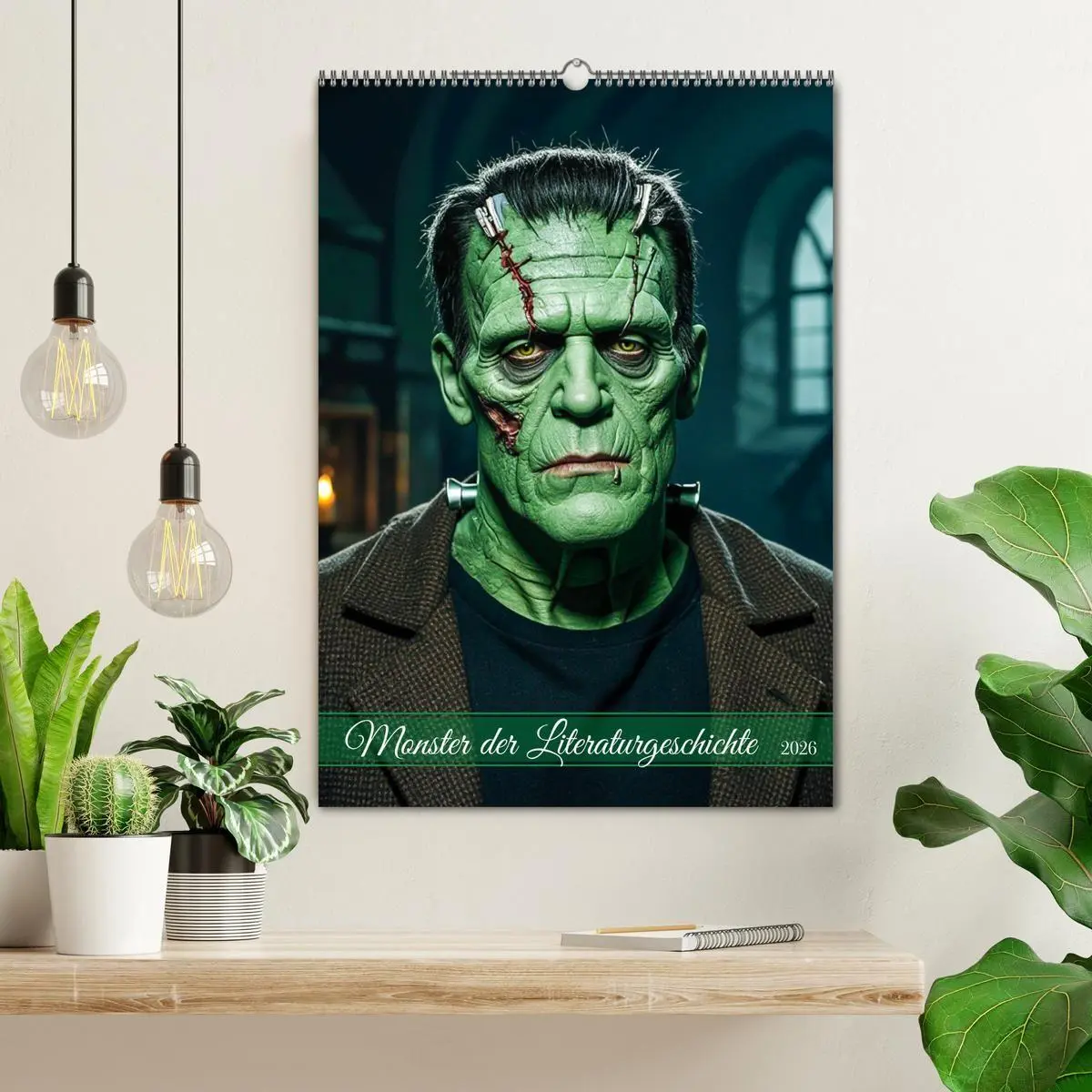 Bild: 9783516658538 | Monster der Literaturgeschichte (Wandkalender 2026 DIN A2 hoch),...