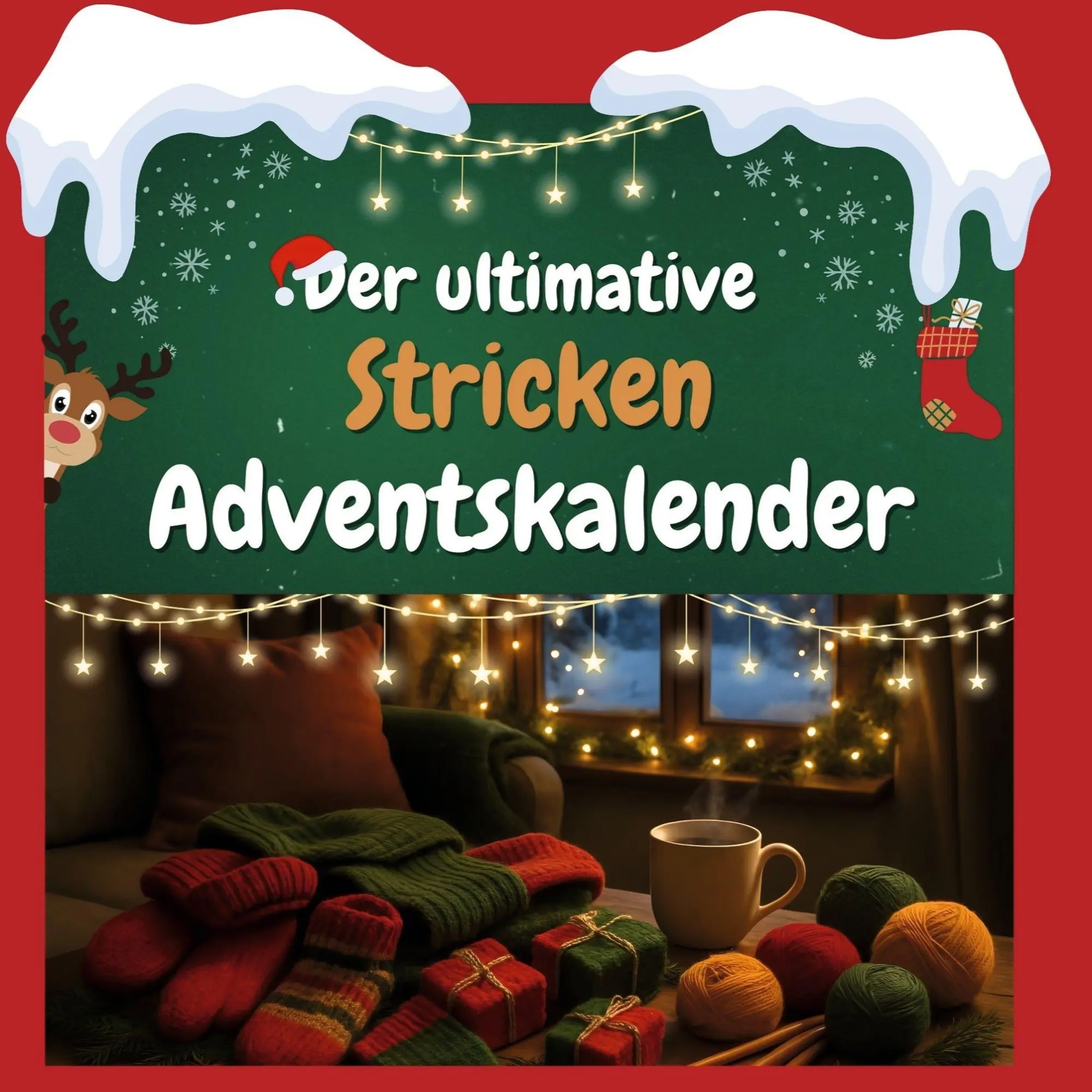 Cover: 9783695308538 | Der ultimative Stricken-Adventskalender | Elias Schneider | Buch