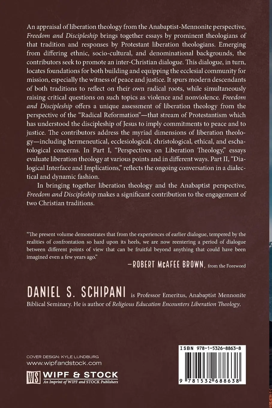 Rückseite: 9781532688638 | Freedom and Discipleship | Daniel S. Schipani | Taschenbuch | Englisch