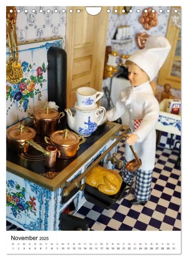 Bild: 9783457008638 | Puppenstuben-Zauber (Wandkalender 2025 DIN A4 hoch), CALVENDO...