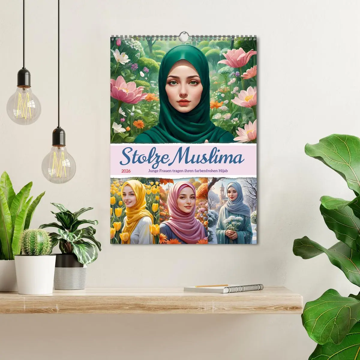 Bild: 9783516268638 | Stolze Muslima (Wandkalender 2026 DIN A3 hoch), CALVENDO...