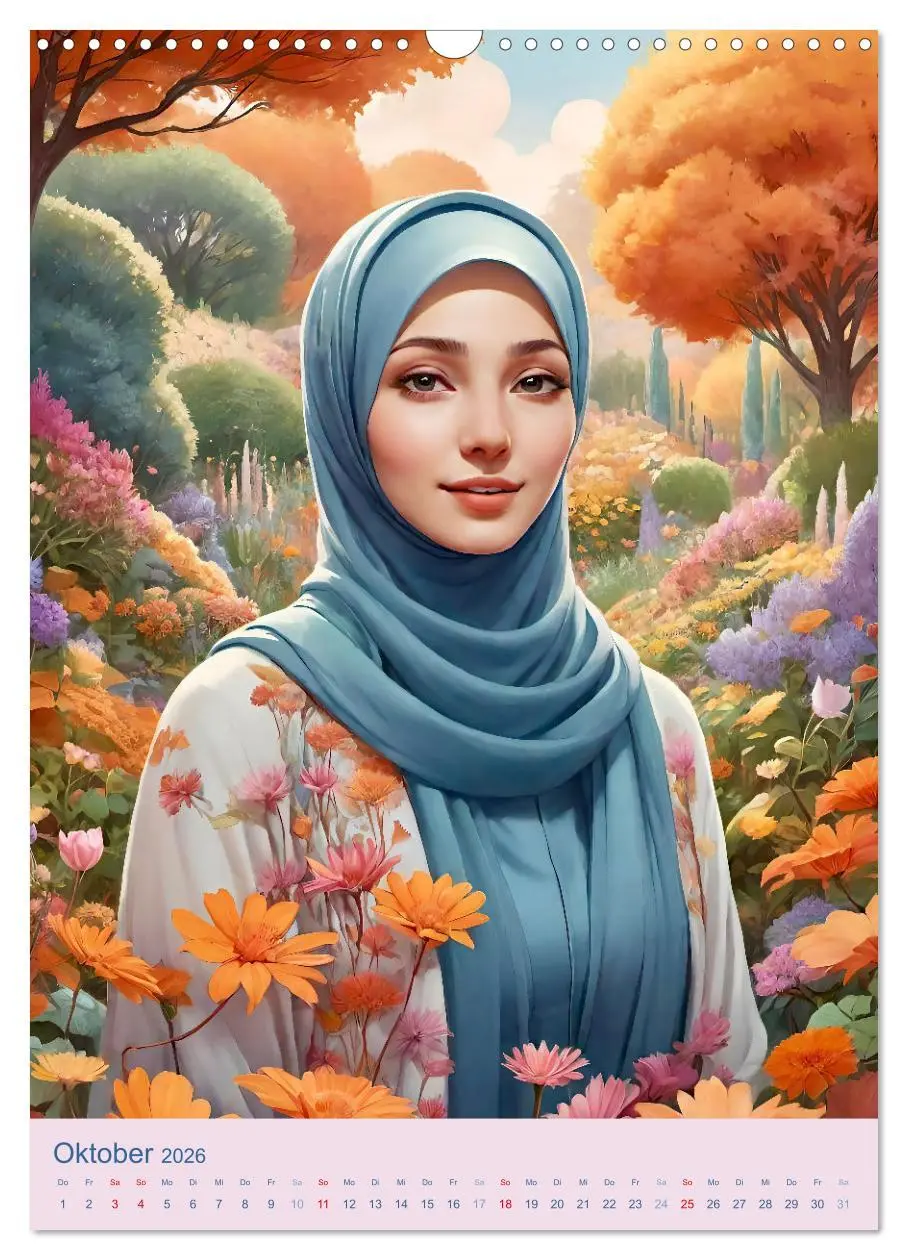 Bild: 9783516268638 | Stolze Muslima (Wandkalender 2026 DIN A3 hoch), CALVENDO...