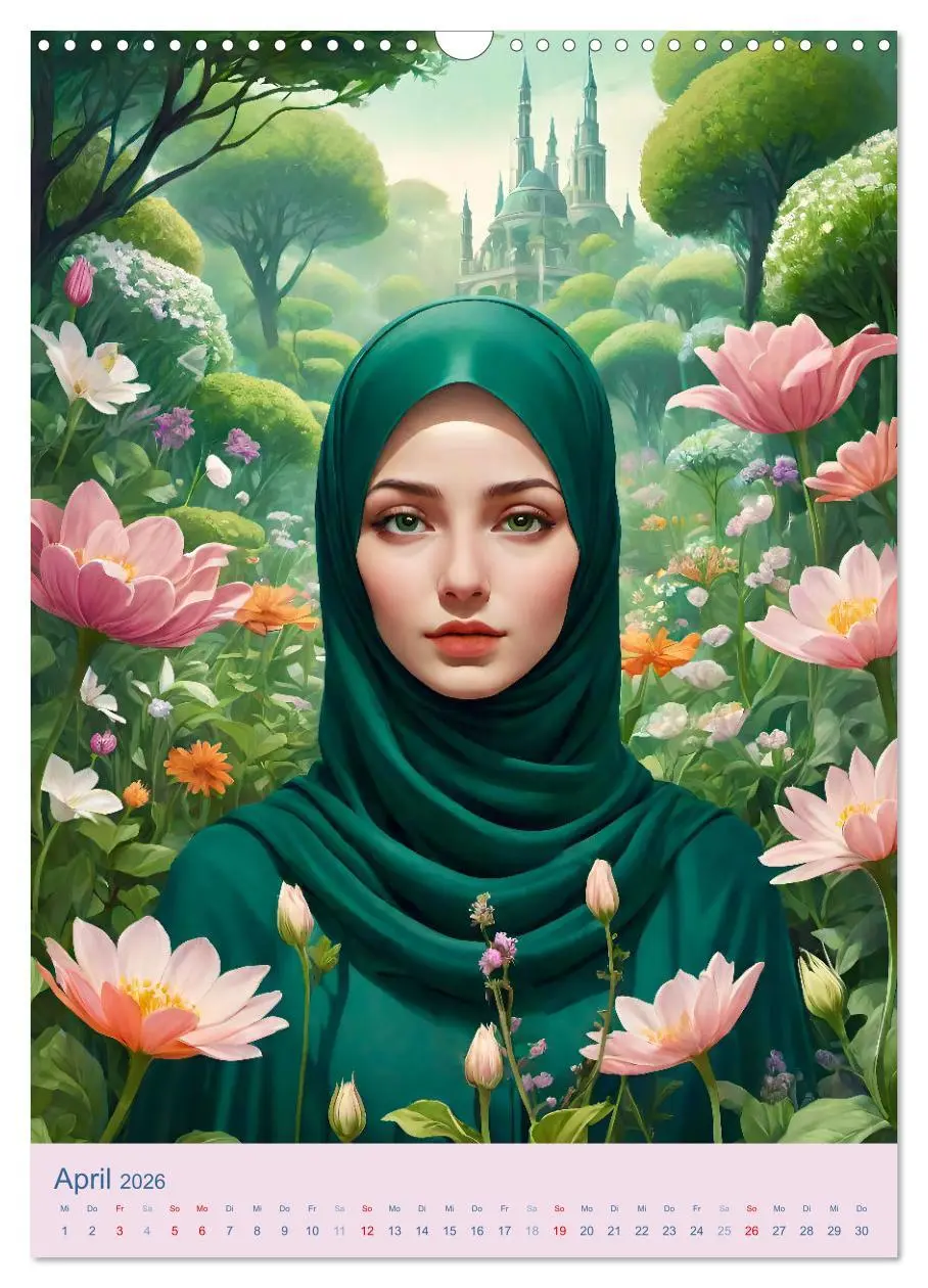 Bild: 9783516268638 | Stolze Muslima (Wandkalender 2026 DIN A3 hoch), CALVENDO...