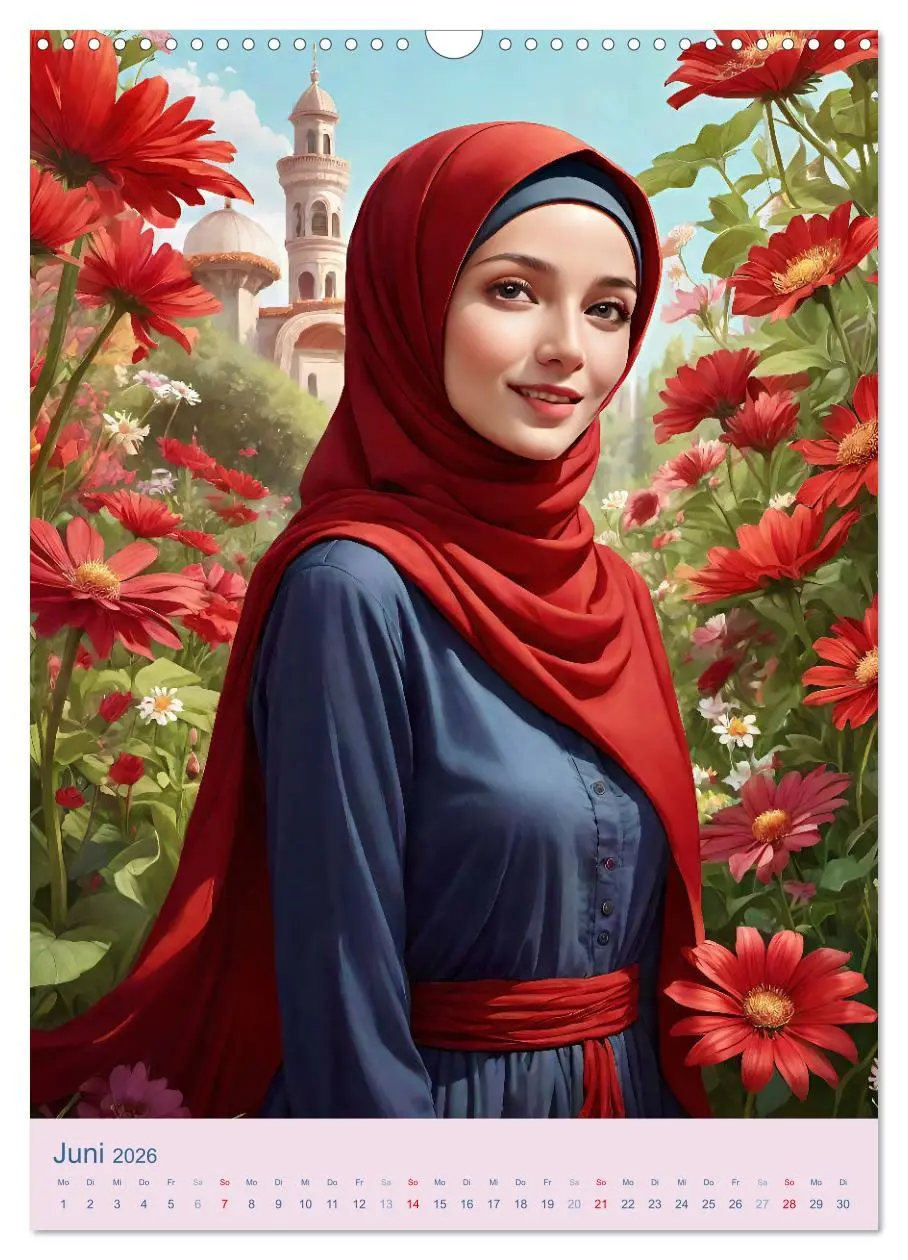 Bild: 9783516268638 | Stolze Muslima (Wandkalender 2026 DIN A3 hoch), CALVENDO...