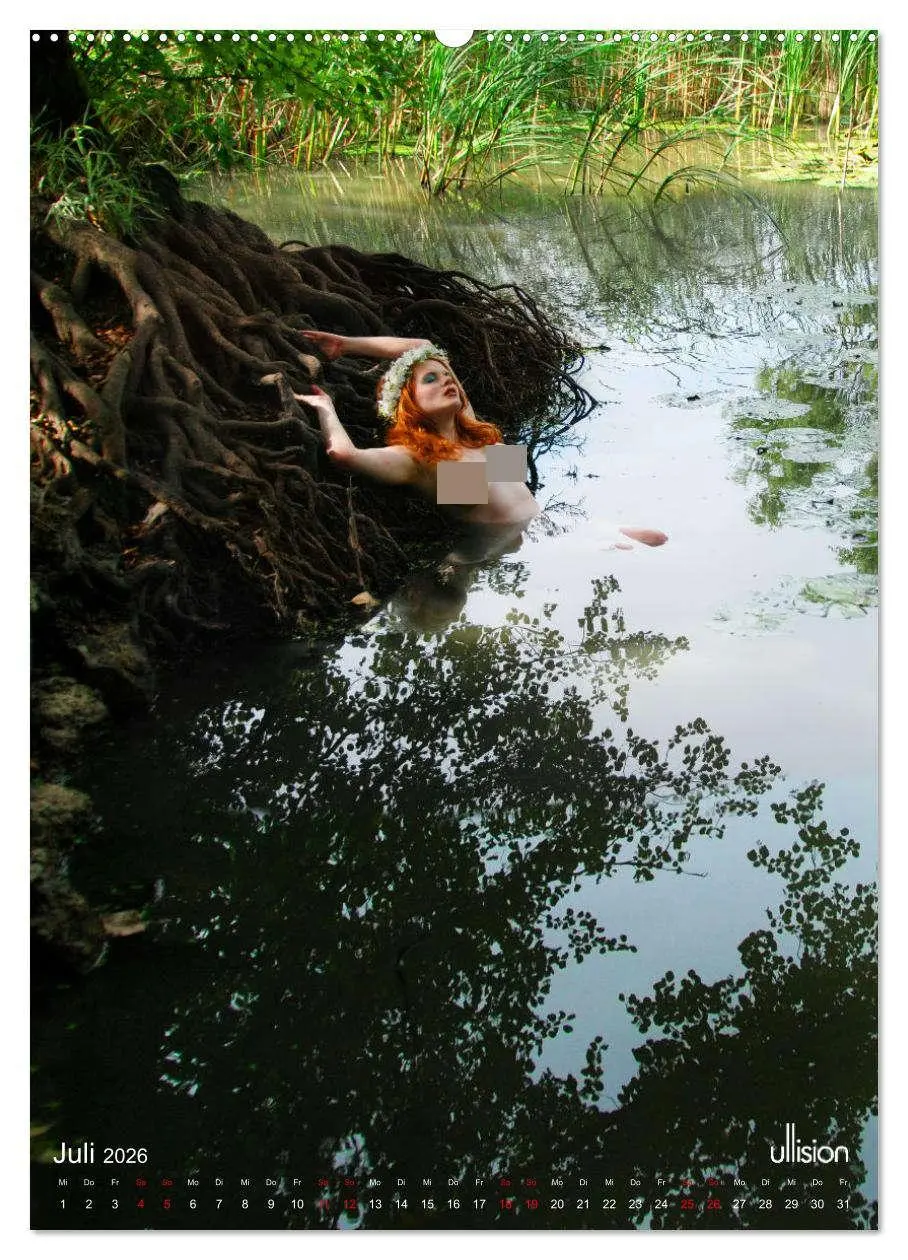 Bild: 9783516338638 | Akt im Wasser - sinnliche Nymphen (Wandkalender 2026 DIN A2 hoch),...