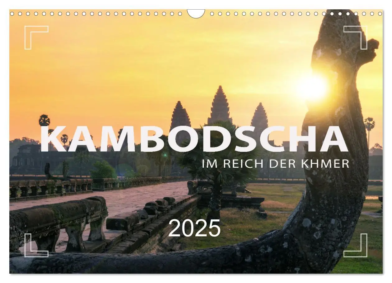 Cover: 9783435078738 | KAMBODSCHA - Im Reich der Khmer (Wandkalender 2025 DIN A3 quer),...