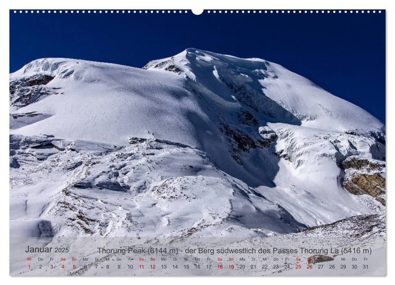 Bild: 9783435148738 | NEPAL - rund um die Annapurna (Wandkalender 2025 DIN A2 quer),...