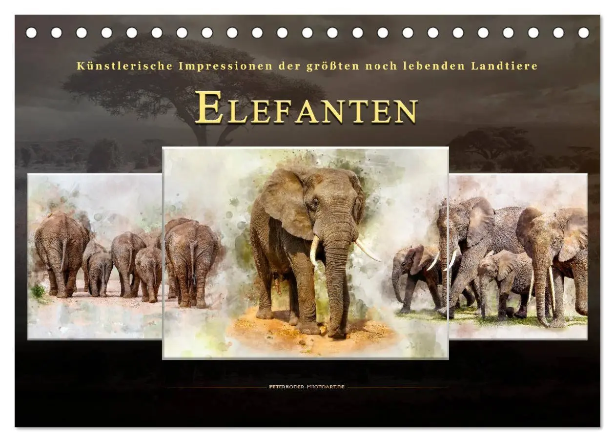 Cover: 9783457928738 | Elefanten - künstlerische Impressionen der größten noch lebenden...