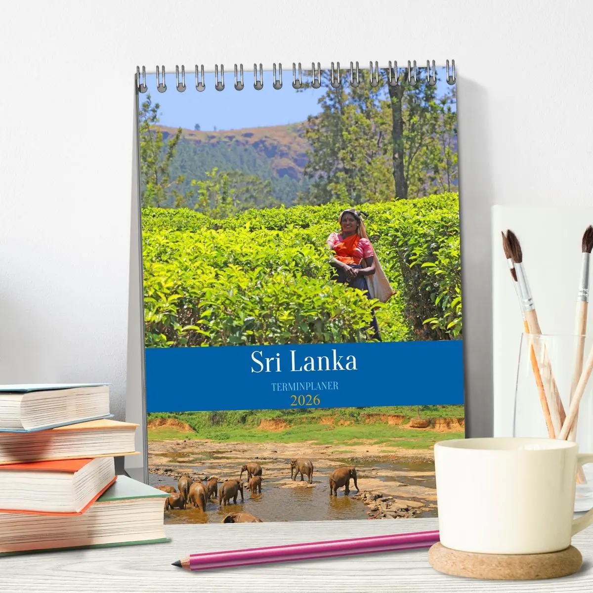 Bild: 9783516328738 | Sri Lanka - Terminplaner (Tischkalender 2026 DIN A5 hoch), CALVENDO...