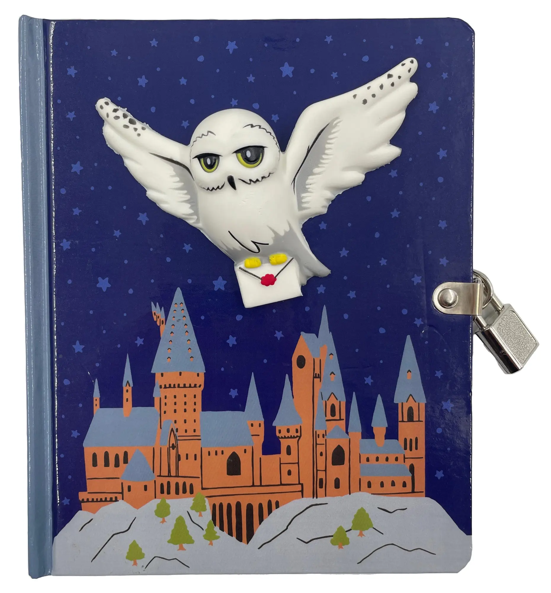 Cover: 9798886638738 | Harry Potter: Hedwig Squishy Lock &amp; Key Diary | Insight Editions