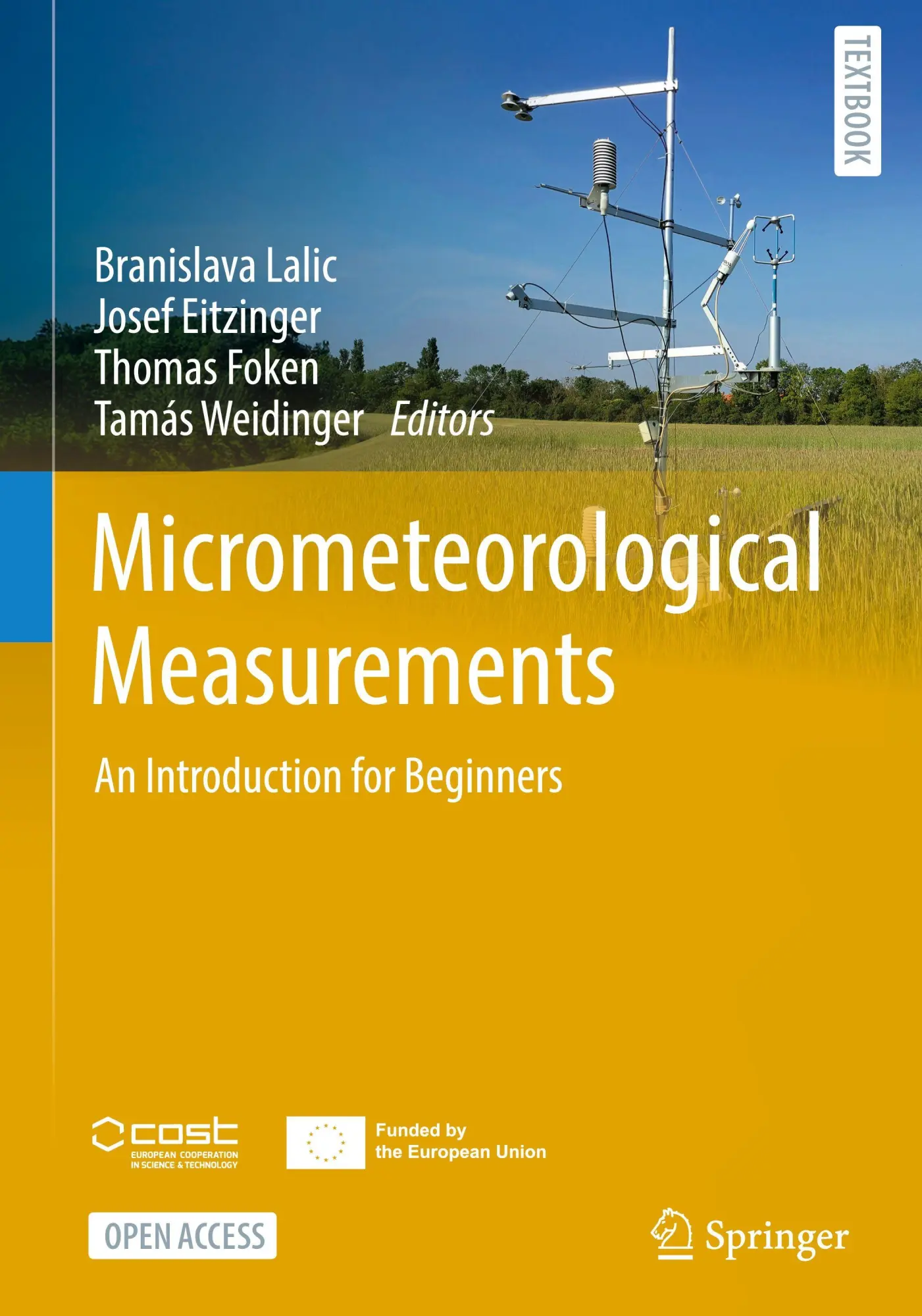 Cover: 9783032038838 | Micrometeorological Measurements | An Introduction for Beginners | xii