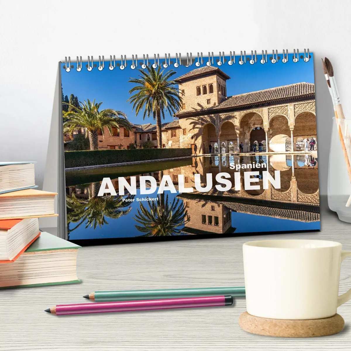 Bild: 9783457538838 | Spanien - Andalusien (Tischkalender 2026 DIN A5 quer), CALVENDO...