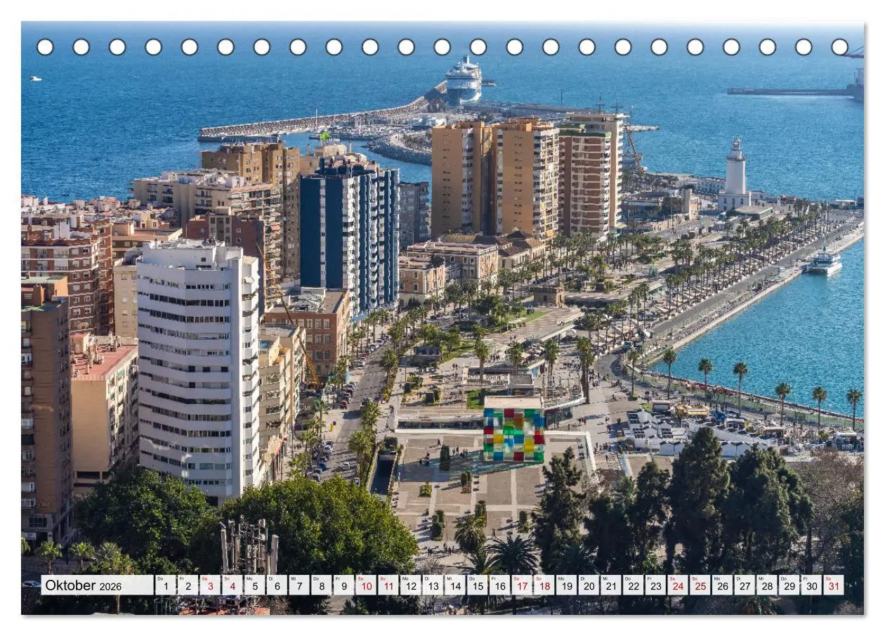 Bild: 9783457538838 | Spanien - Andalusien (Tischkalender 2026 DIN A5 quer), CALVENDO...