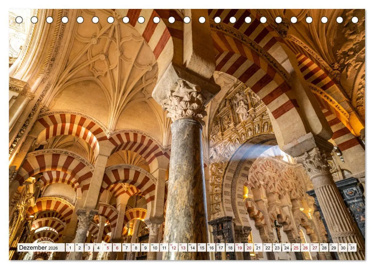 Bild: 9783457538838 | Spanien - Andalusien (Tischkalender 2026 DIN A5 quer), CALVENDO...