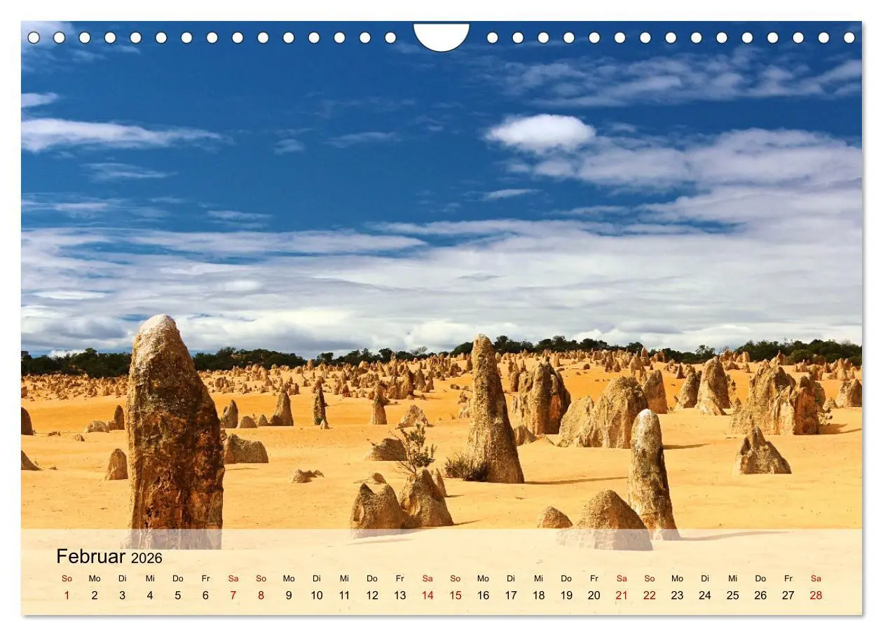 Bild: 9783457608838 | Magische Farbspiele der Wüste (Wandkalender 2026 DIN A4 quer),...
