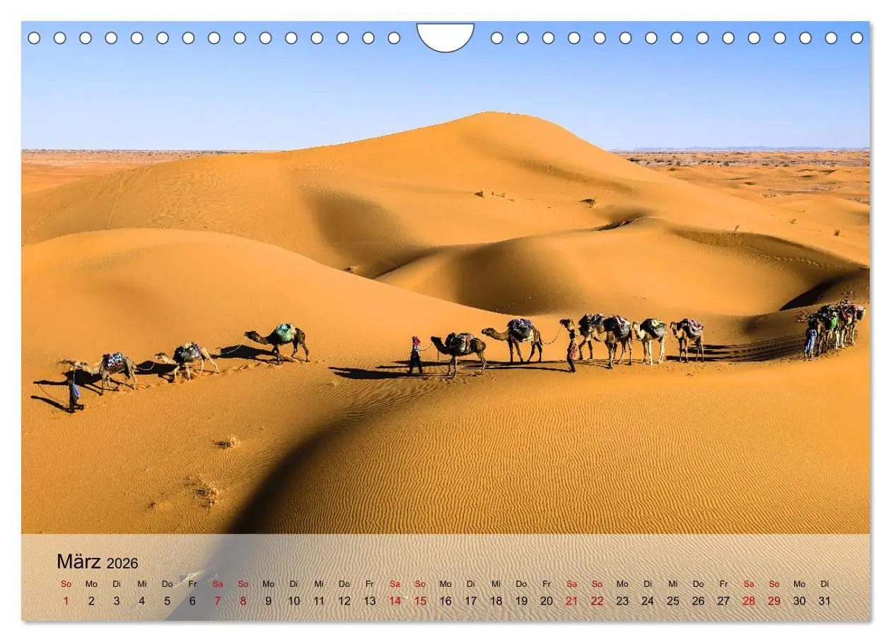 Bild: 9783457608838 | Magische Farbspiele der Wüste (Wandkalender 2026 DIN A4 quer),...