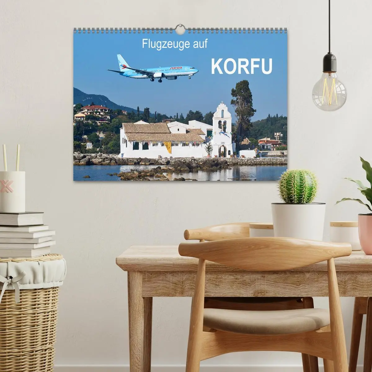 Bild: 9783457778838 | Flugzeuge auf Korfu (Wandkalender 2026 DIN A3 quer), CALVENDO...