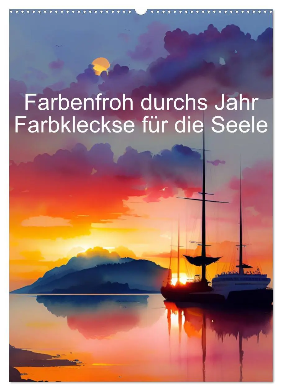 Cover: 9783516318838 | Farbenfroh durchs Jahr 2026 - Farbkleckse für die Seele...