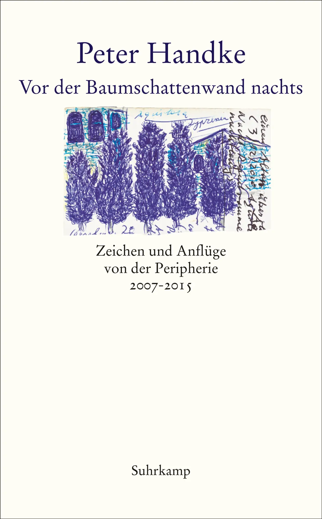 Cover: 9783518468838 | Vor der Baumschattenwand nachts | Peter Handke | Taschenbuch | 426 S.