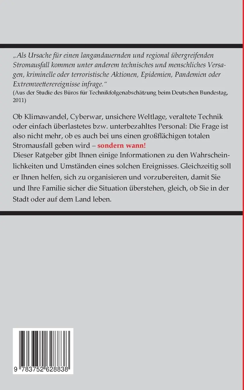 Rückseite: 9783752628838 | Blackout | Martin Seiters | Taschenbuch | 136 S. | Deutsch | 2020