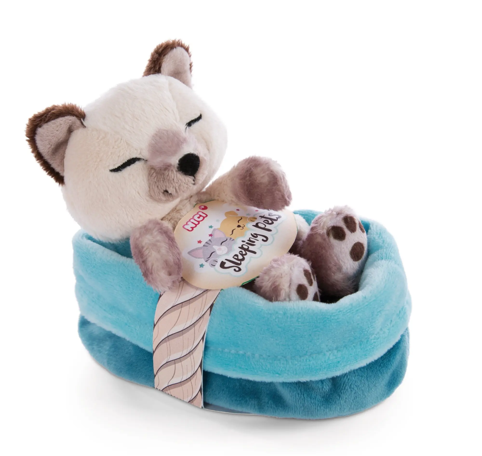 Cover: 4012390478938 | Nici 47893 Kuscheltier Kätzchen Siamkatze 12cm schlafend im | 47893