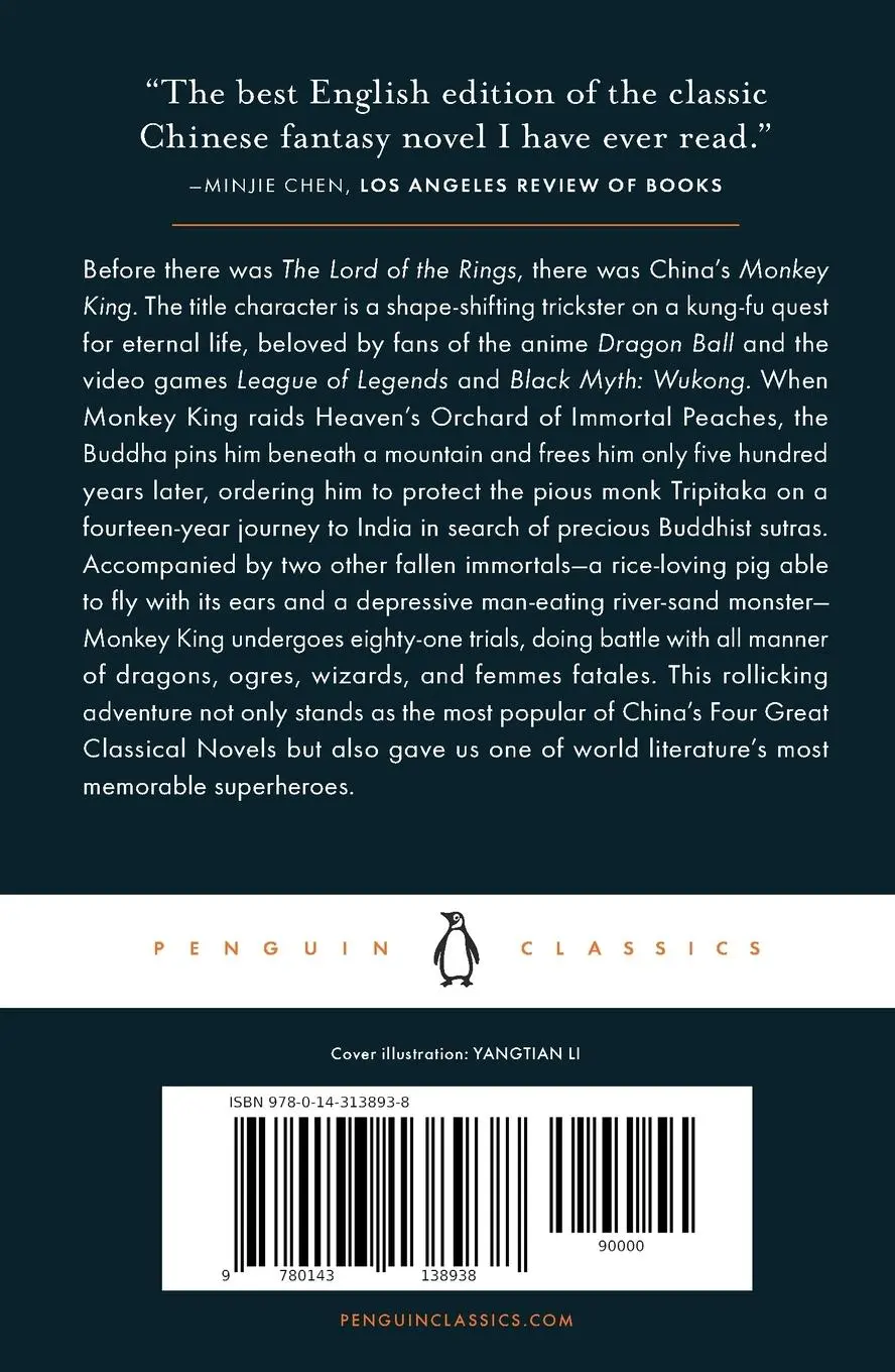 Rückseite: 9780143138938 | Monkey King | Journey to the West | Wu Cheng'En | Taschenbuch | 2025