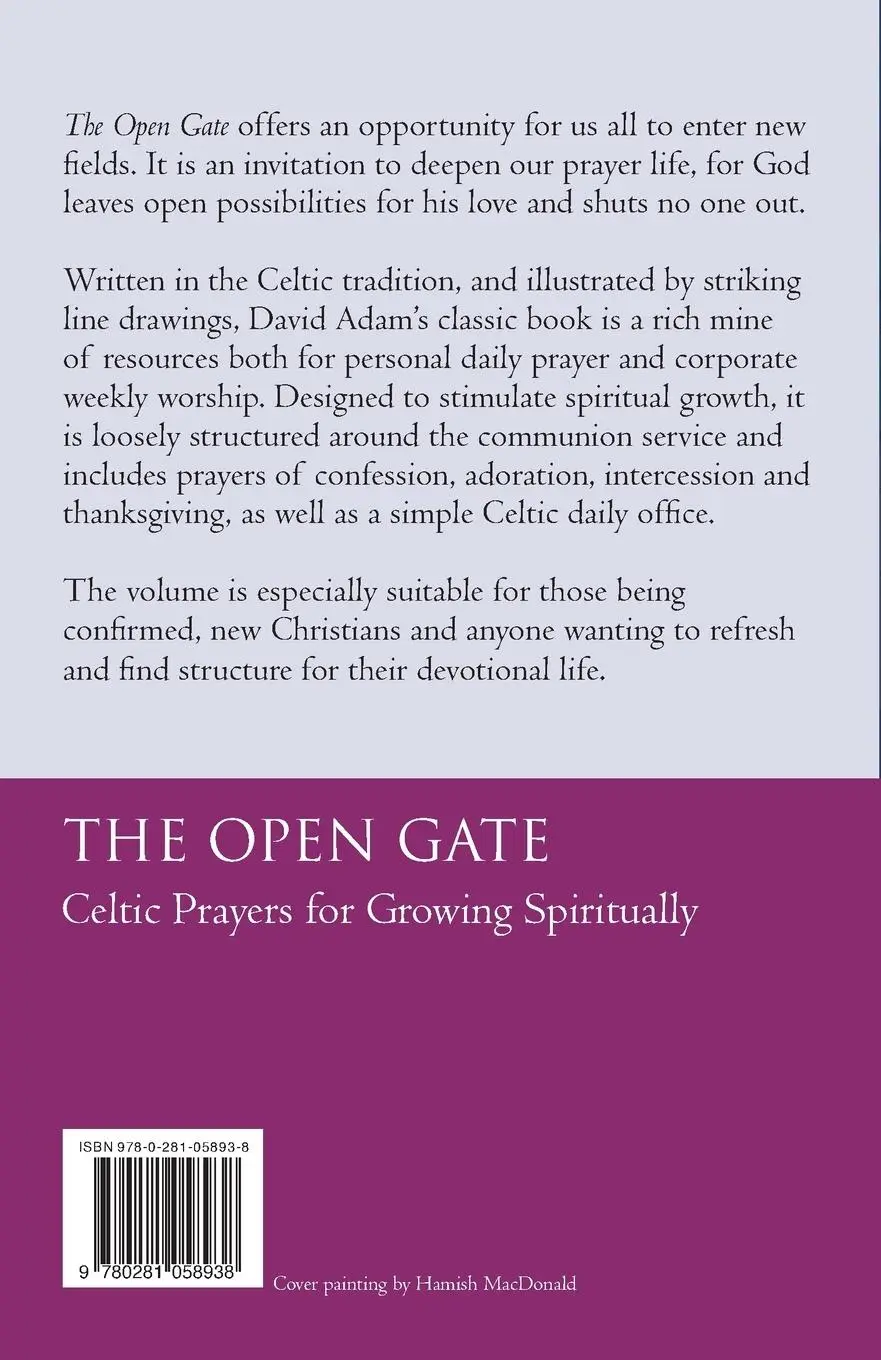 Rückseite: 9780281058938 | The Open Gate | Celtic Prayers for Growing Spiritually | David Adam