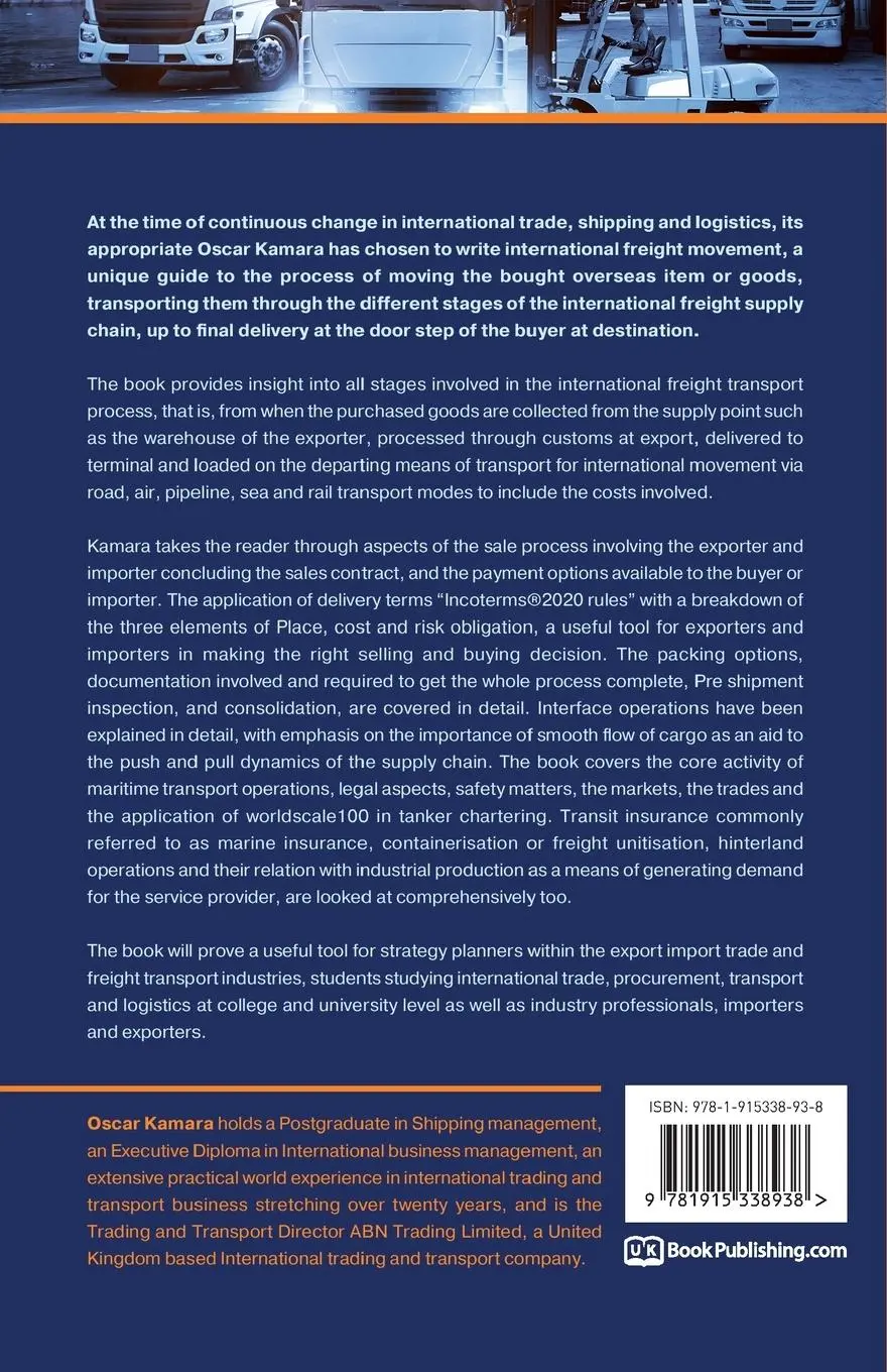 Rückseite: 9781915338938 | International Freight Movement | Oscar Kamara | Taschenbuch | Englisch