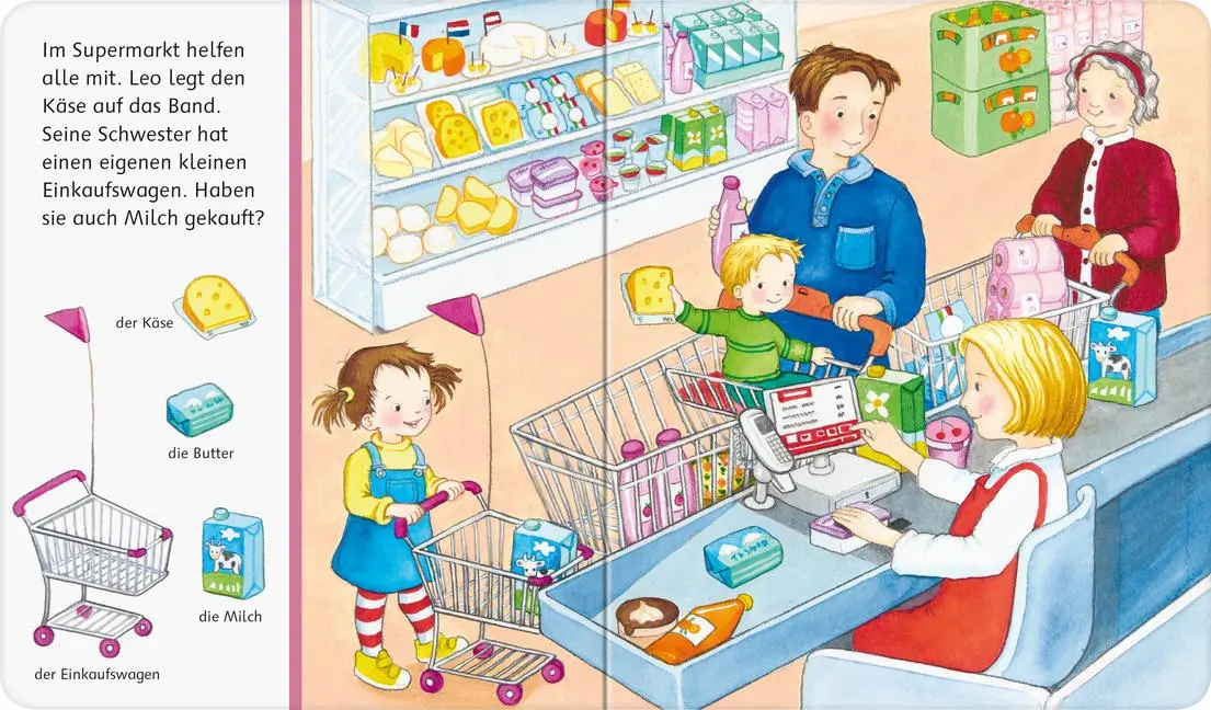 Bild: 9783473438938 | Mein erstes Sachen suchen: Beim Einkaufen | Sandra Grimm | Buch | 2021