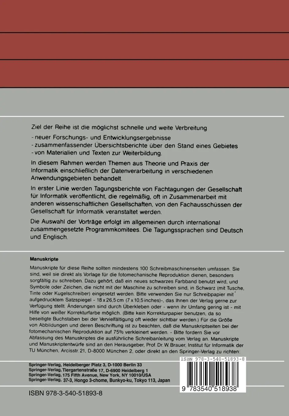 Rückseite: 9783540518938 | Erfahrung und Berechnung | Kritik der Expertensystemtechnik | Buch