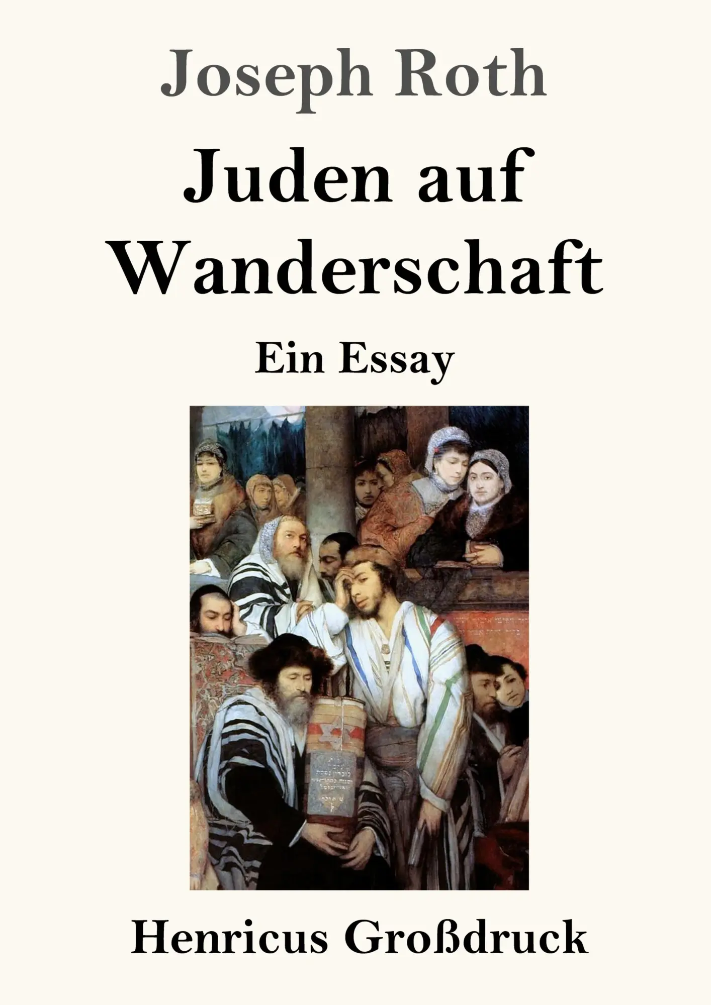Cover: 9783847828938 | Juden auf Wanderschaft (Großdruck) | Ein Essay | Joseph Roth | Buch