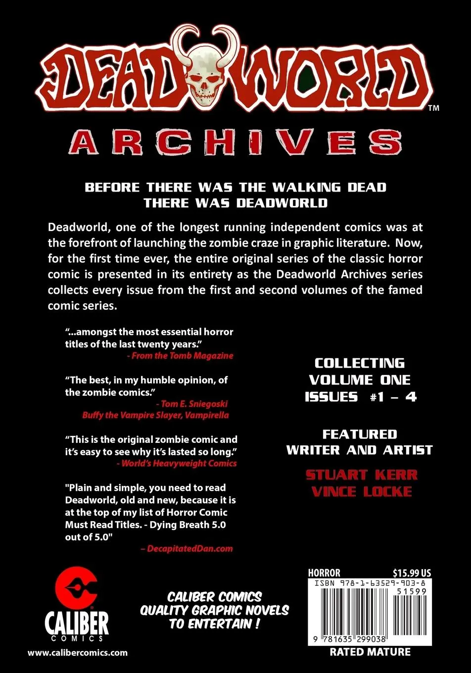 Rückseite: 9781635299038 | Deadworld Archives - Book One | Stuart Kerr | Taschenbuch | Englisch